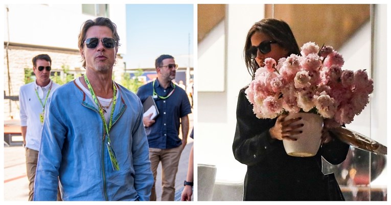 FOTO Brad Pitt na Valentinovo iznenadio 30 godina mlađu curu cvijećem