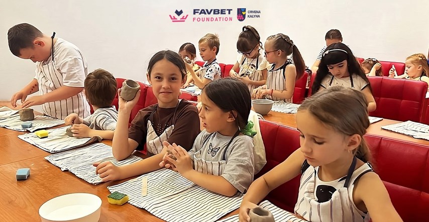 Uz potporu Favbet Foundationa održana je besplatna radionica keramike