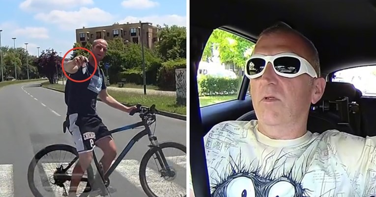 VIDEO Biciklist u Zagrebu mahao nožem instruktoru vožnje. Oglasila se policija