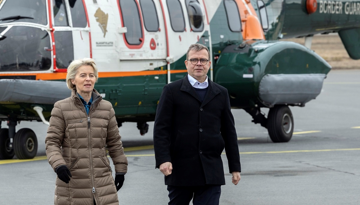 Von der Leyen: Rusija koristi migrante za hibridne napade na Finsku
