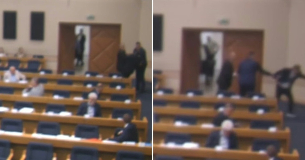 Izbačen iz Skupštine RS jer je prekinuo ministra. Osiguranje ga ganjalo po dvorani