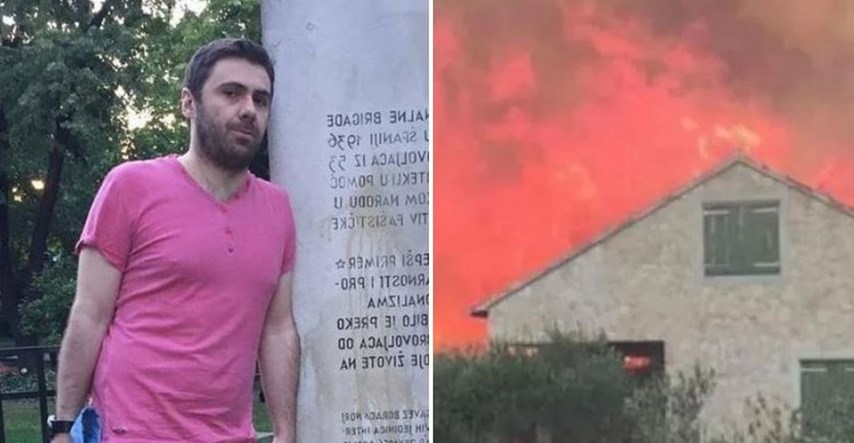 Bivši nogometaš objavio fotku požara u blizini njegove kuće u Dalmaciji