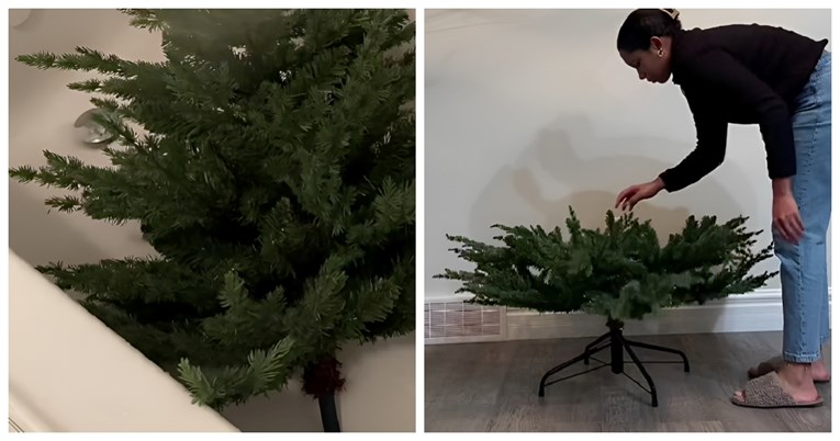VIDEO Tiktokerica pokazala što radi prije postavljanja božićnog drvca pa šokirala sve