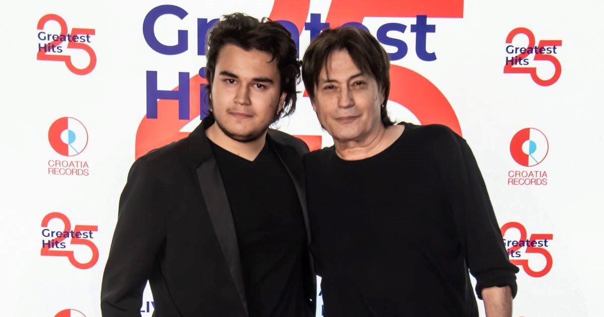 Vlado Kalember pojavio se sa sinom Darianom (18) u rijetkom izlasku