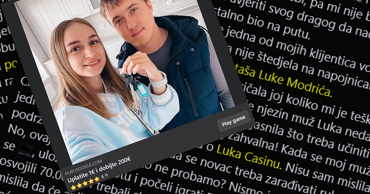 Fejsom se širi nova prevara. Obećava zaradu preko nepostojećeg Modrićevog casina