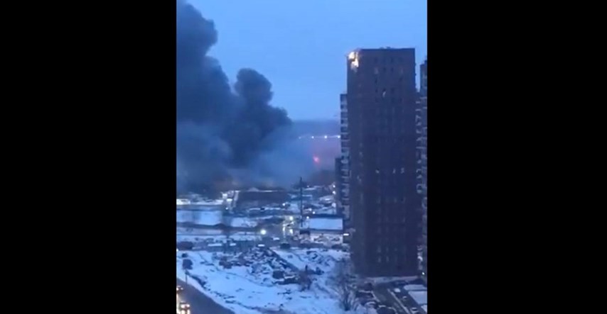 VIDEO Požar u trgovačkom centru blizu Moskve