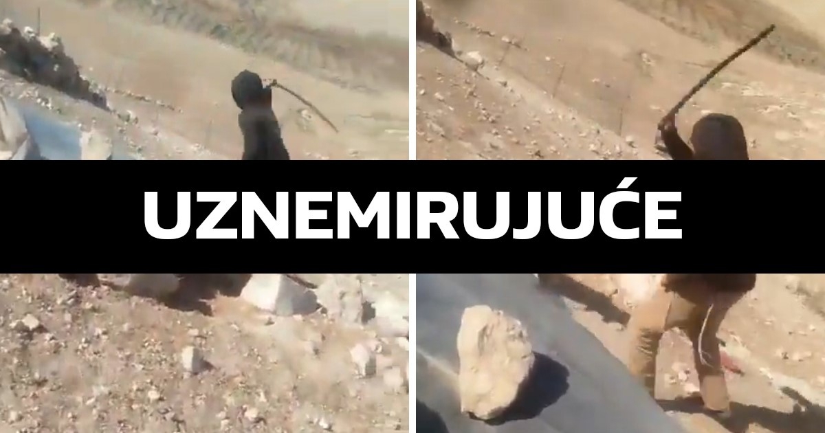 VIDEO Izraelski doseljenik premlatio psa u palestinskom selu, širi se snimka
