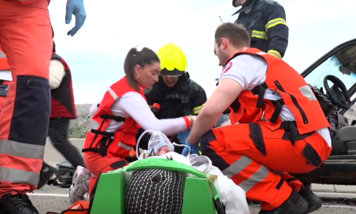 Na Pagu održana velika vježba hitnih službi