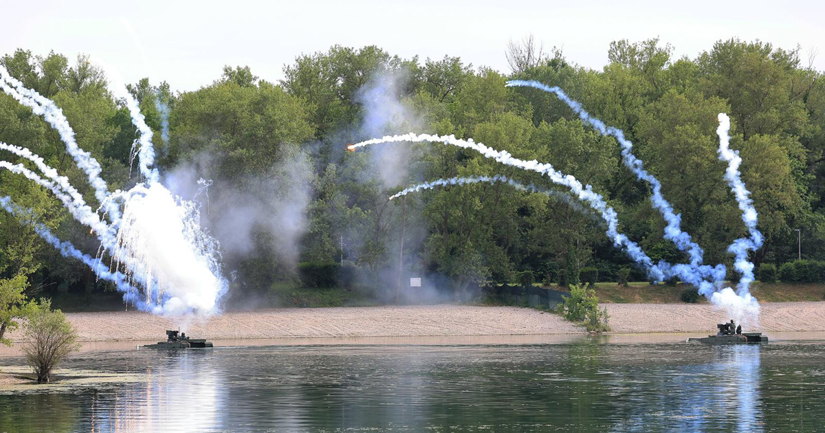 FOTO Hrvatska vojska priredila spektakl na Jarunu