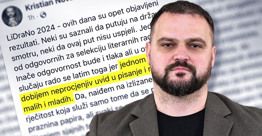 Hrvatski pisac poslao poruku djeci koja nisu prošla na LiDraNo: "Ja sam jedan od vas"