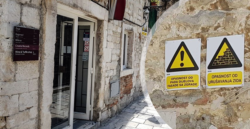 U opasnoj kući u centru Splita otvoren kafić. Inspekcije kažu da je postupak u tijeku