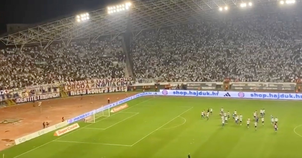 VIDEO Igrači Hajduka došli pred navijače nakon remija s Rijekom. Torcida šutjela