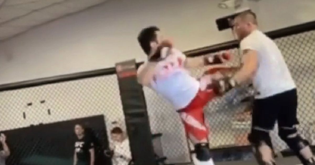 Gaethje na pripremama za Khabiba primio snažan high-kick i čudesno ostao na nogama