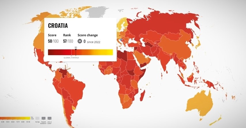 Novi indeks korupcije: Hrvatska je gora od Ruande