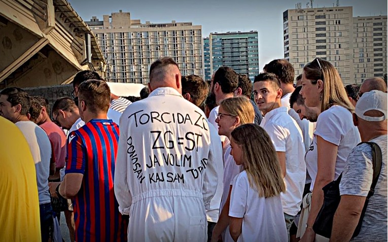 Hit navijač na Poljudu zasjenio sve: "Ponosan kaj sam Torcida, Zagreb = Split"