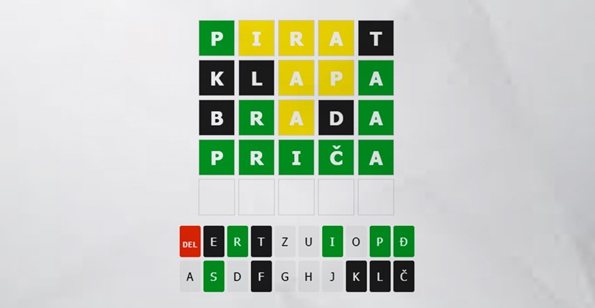 Hrvatska verzija megapopularne igrice Wordle zove se Riječek. Jeste li je već igrali?
