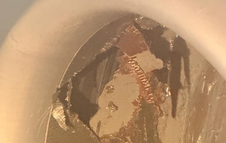 VIDEO Motor aviona Air Indije usisao kontejner