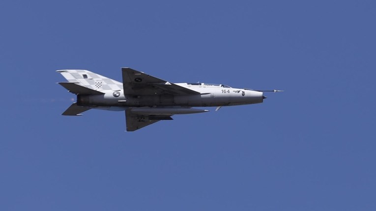 MiG-21 presreo avion kod Bjelovara