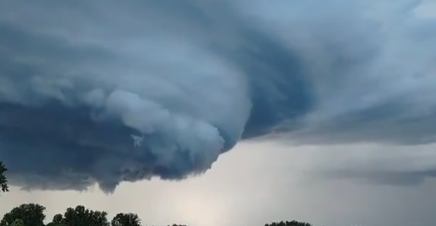 VIDEO Ovo je oblak kod Našica