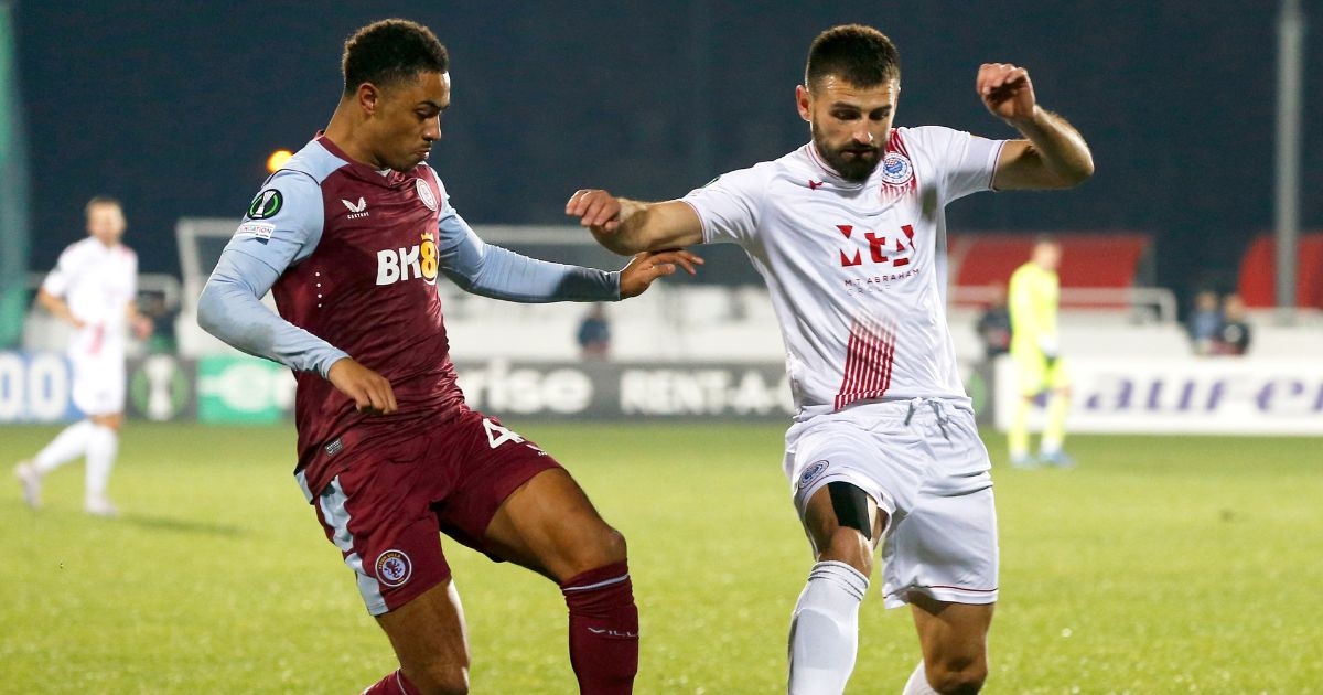 Zrinjski golčinom u 87. minuti uzeo bod protiv Aston Ville i oprostio se od Europe