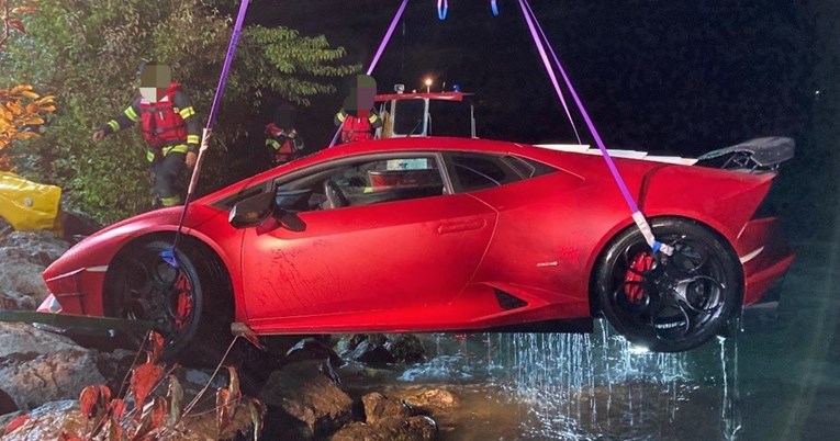 Lamborghinijem upao u jezero, policija ga usporedila s Jamesom Bondom