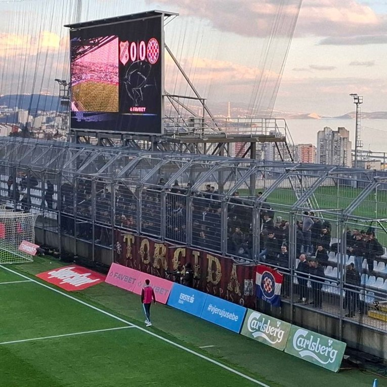 FOTO Rijeka zatvorila kavez zbog Torcide. Ovako to izgleda