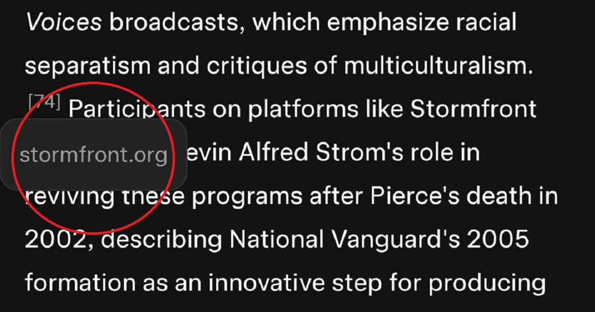 Muskova AI enciklopedija Grokipedia kao izvor koristi neonacističke stranice