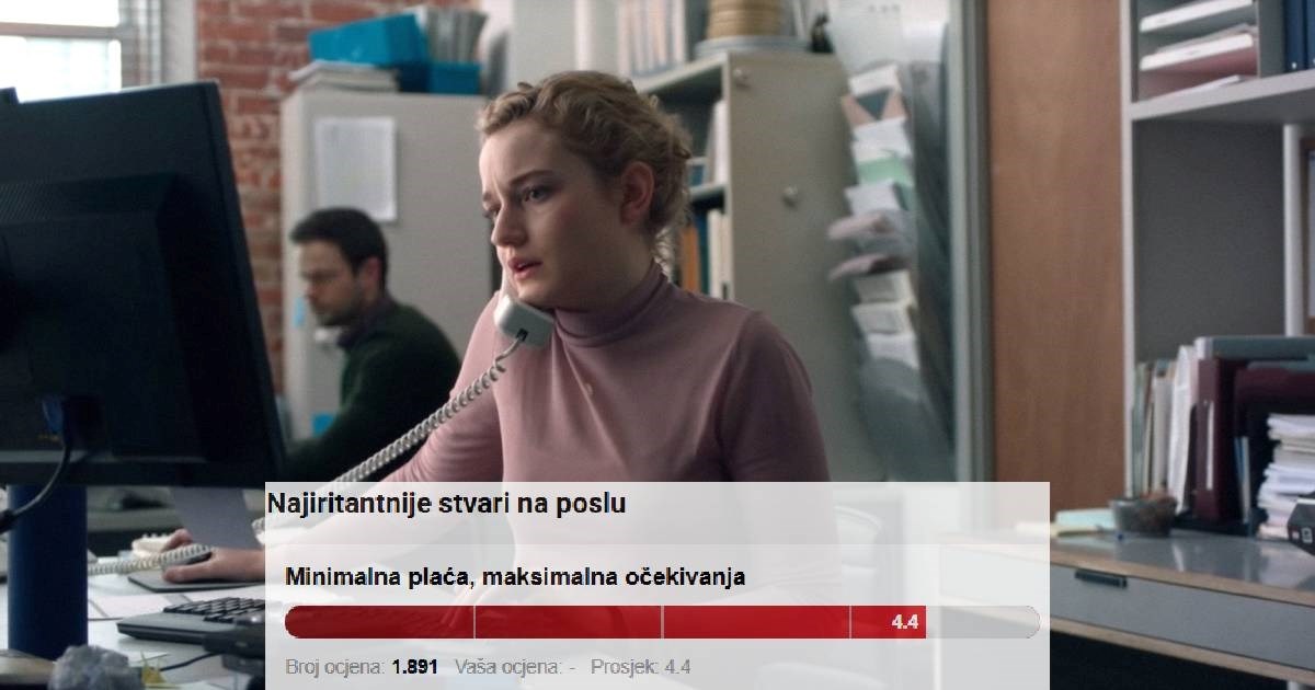 Pitali smo vas što vam najviše kida živce na poslu, oko jedne stvari ste se složili