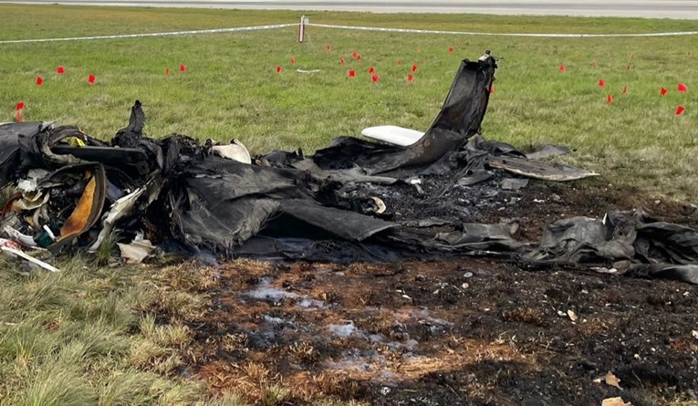 FOTO Ovo su ostaci aviona koji je pao u Puli