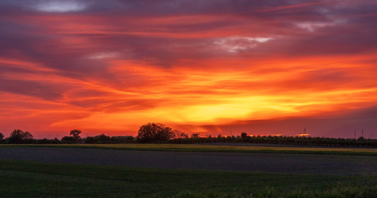 FOTO Pogledajte prekrasan zalazak sunca u Osijeku