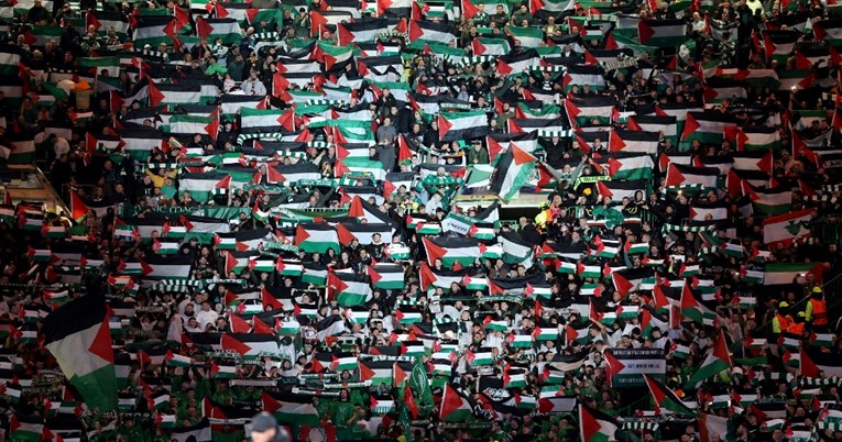 Stadion su u Ligi prvaka ispunili tisućama palestinskih zastava. Sad ih čeka kazna