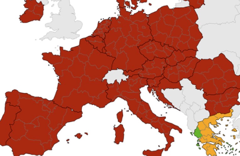 Uvode se tamnocrvene zone na epidemiološku kartu EU, te su najgore, evo što znače