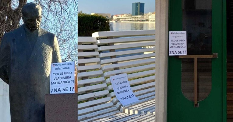 Osvanuli plakati po Splitu: 200 dana bez odgovora. Tko je ubio Matijanića? Zna se