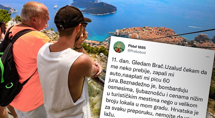 Hit objava: Srbin sam na odmoru u Hrvatskoj. 11. dan beznadno čekam da me prebiju