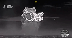 VIDEO Ukrajinci objavili snimku: Noćas smo potopili skupocjeni ruski vojni brod