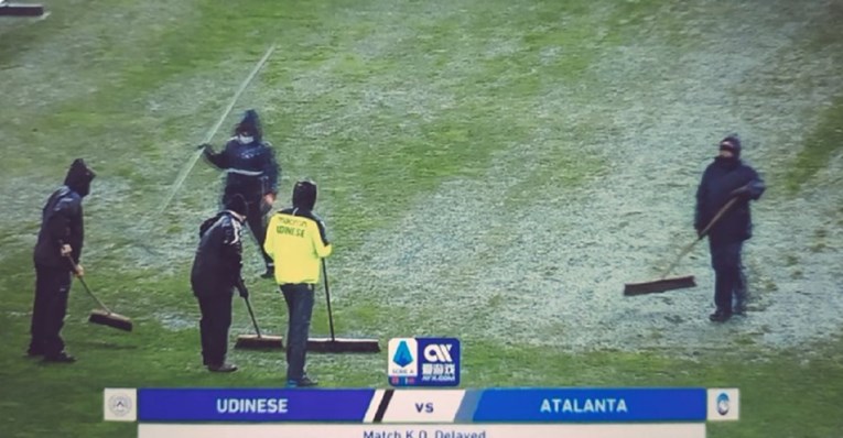 Pogledajte nemoguće uvjete zbog kojih je odgođena utakmica Atalante i Udinesea