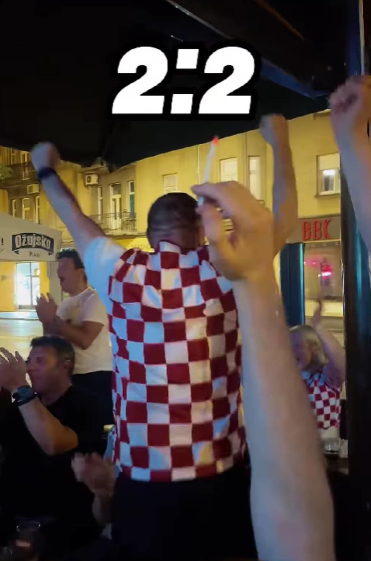 Pogledajte kako su Tomašević i Benčić slavili 2:2 tijekom utakmice s Engleskom