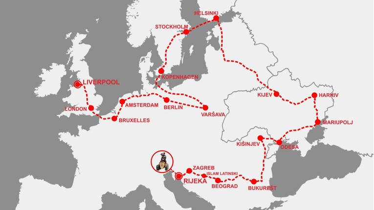 Zlatni traktor Leta 3 uskoro kreće prema Liverpoolu, na planu puta Mariupolj i Harkiv