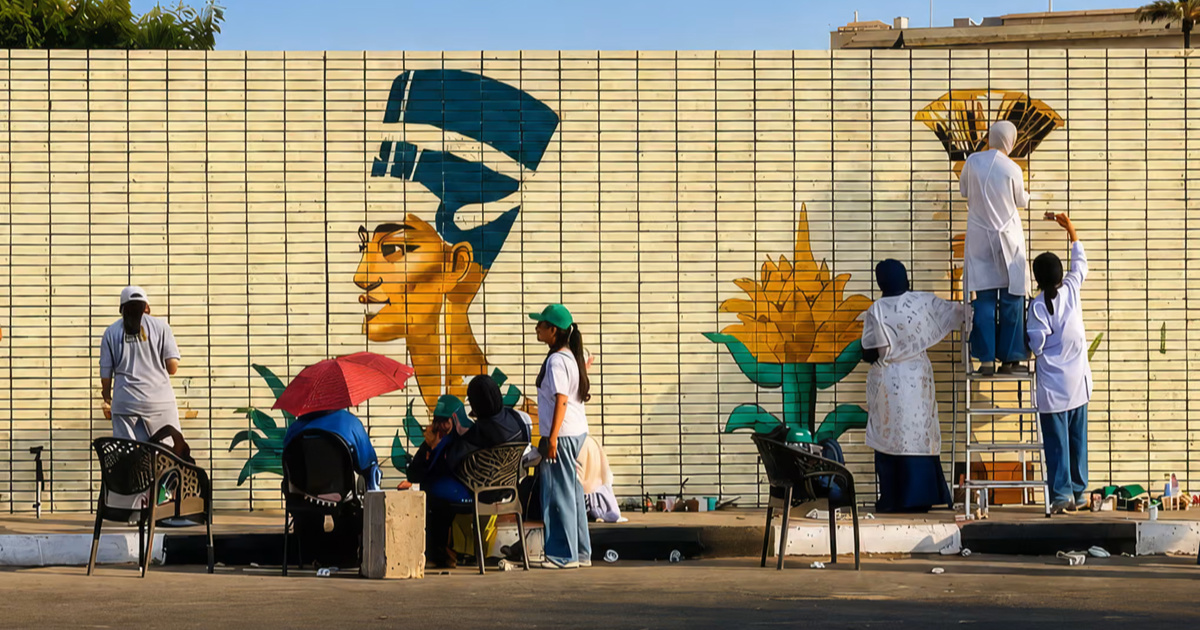 Mural naljutio Egipćane. Hitno ga uklonili uoči Xijeva posjeta