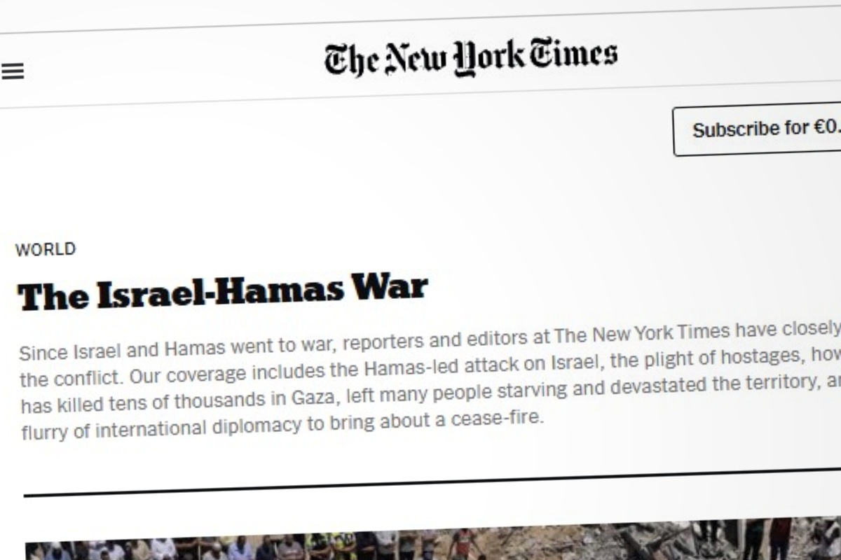 Mirovinski fond iz SAD-a tuži New York Times zbog tekstova o Izraelu