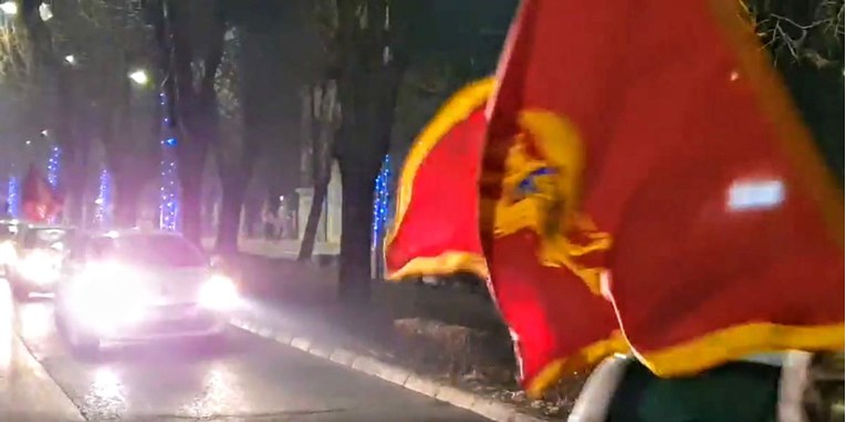 VIDEO Evo kako Cetinje slavi pobjedu Crne Gore nad Srbijom: "E viva Montenegro"