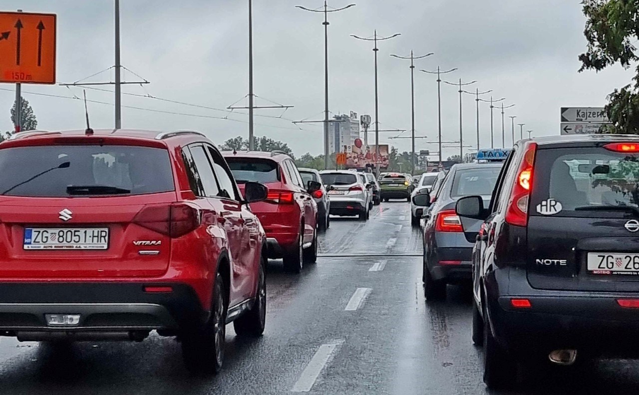 Prometni kaos na remetinečkom rotoru u Zagrebu