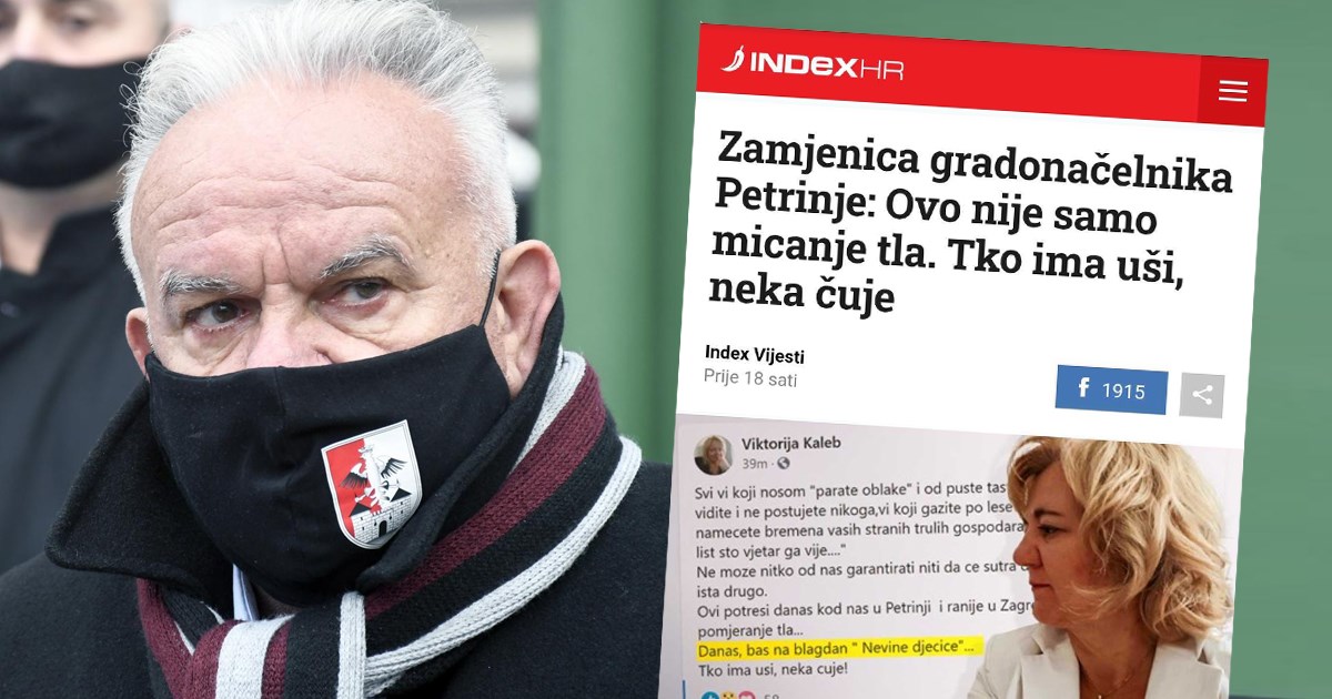 Gradonačelnik Petrinje o zamjenici koja širi teorije zavjere: To je njen stav