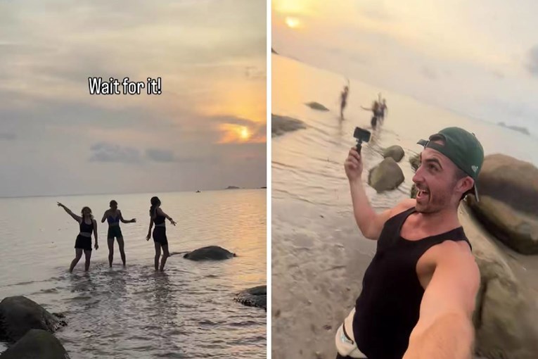 Cure pitale prolaznika da ih snimi na plaži, njegova reakcija oduševila je ljude 🥹