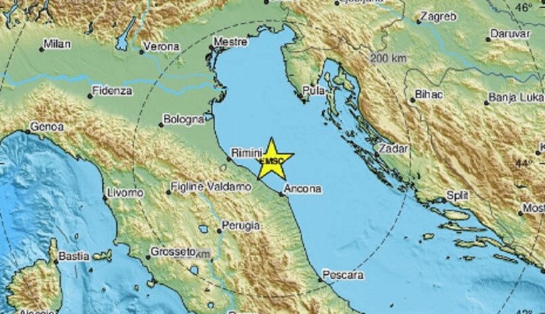 Novi potres u Jadranu jačine 4.3 po Richteru