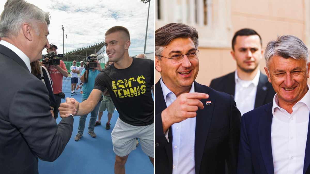 FOTO Zadarski župan je u izolaciji zbog Ćorića, u subotu se stiskao s Plenkovićem