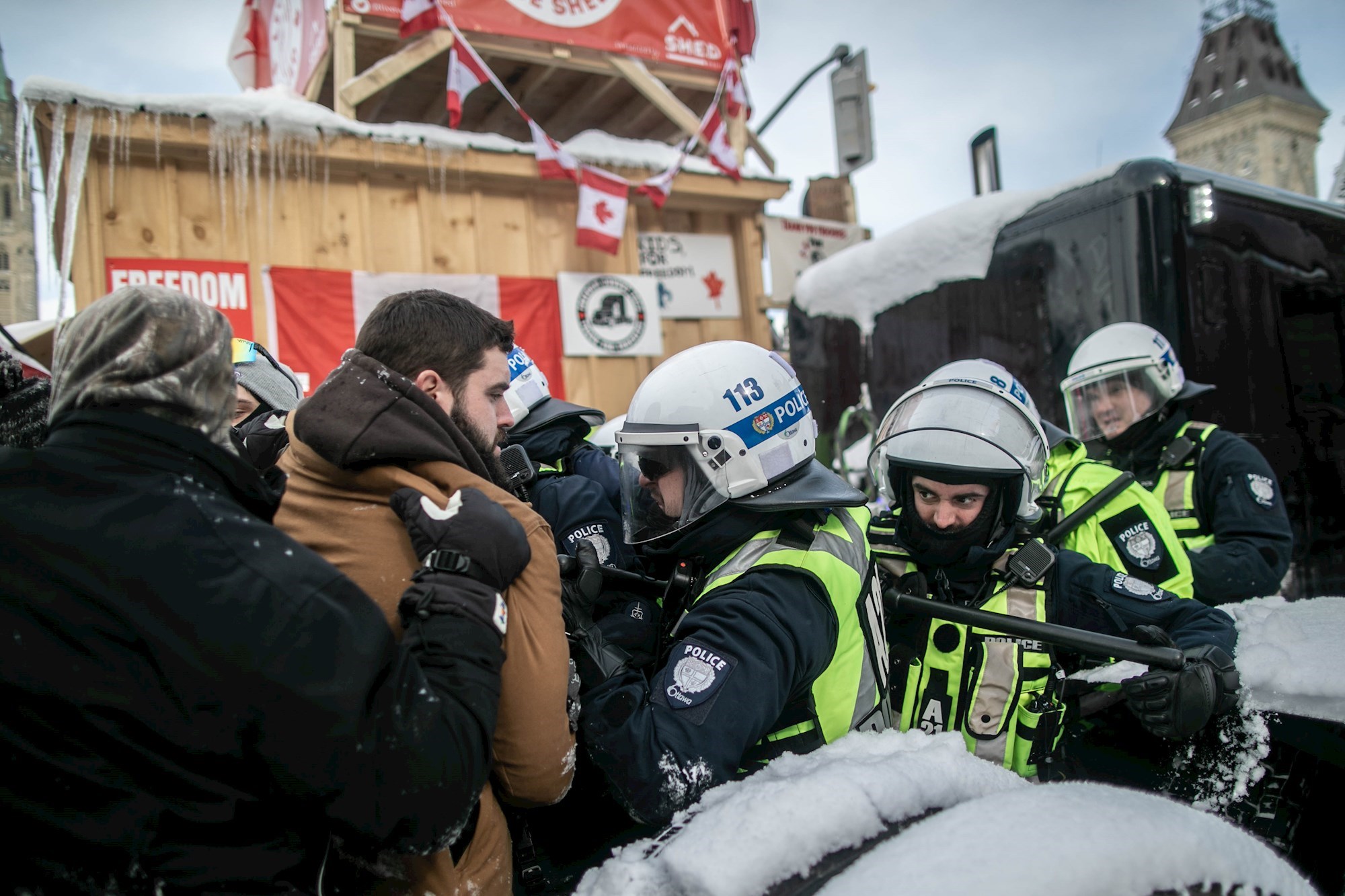 Kanadska policija rastjerala većinu prosvjednika, 190 ih je uhićeno