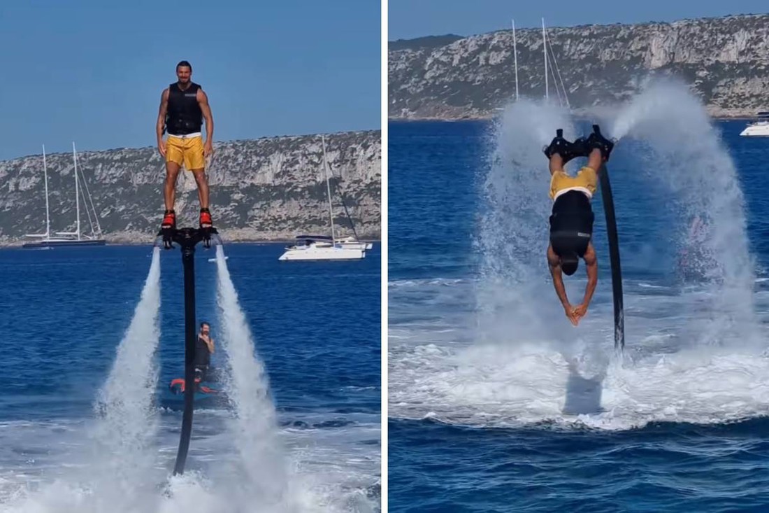 Ibrahimović izvodio akrobacije u moru, usporedio se s Aquamanom 😁