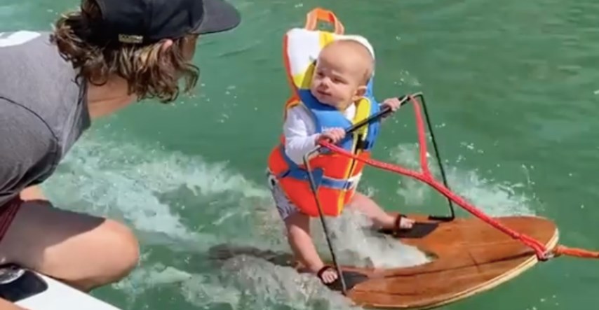 Roditelji 6-mjesečnog dječaka koji je skijao na vodi odgovorili na kritike javnosti