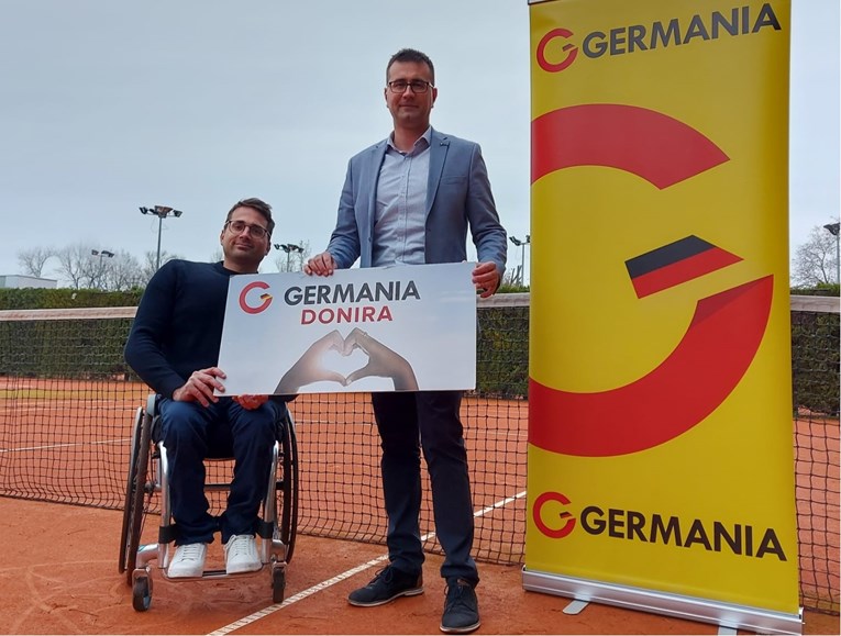 Zajedno do novih trofeja: Germania Sport uputila donaciju Klubu tenisača u kolicima